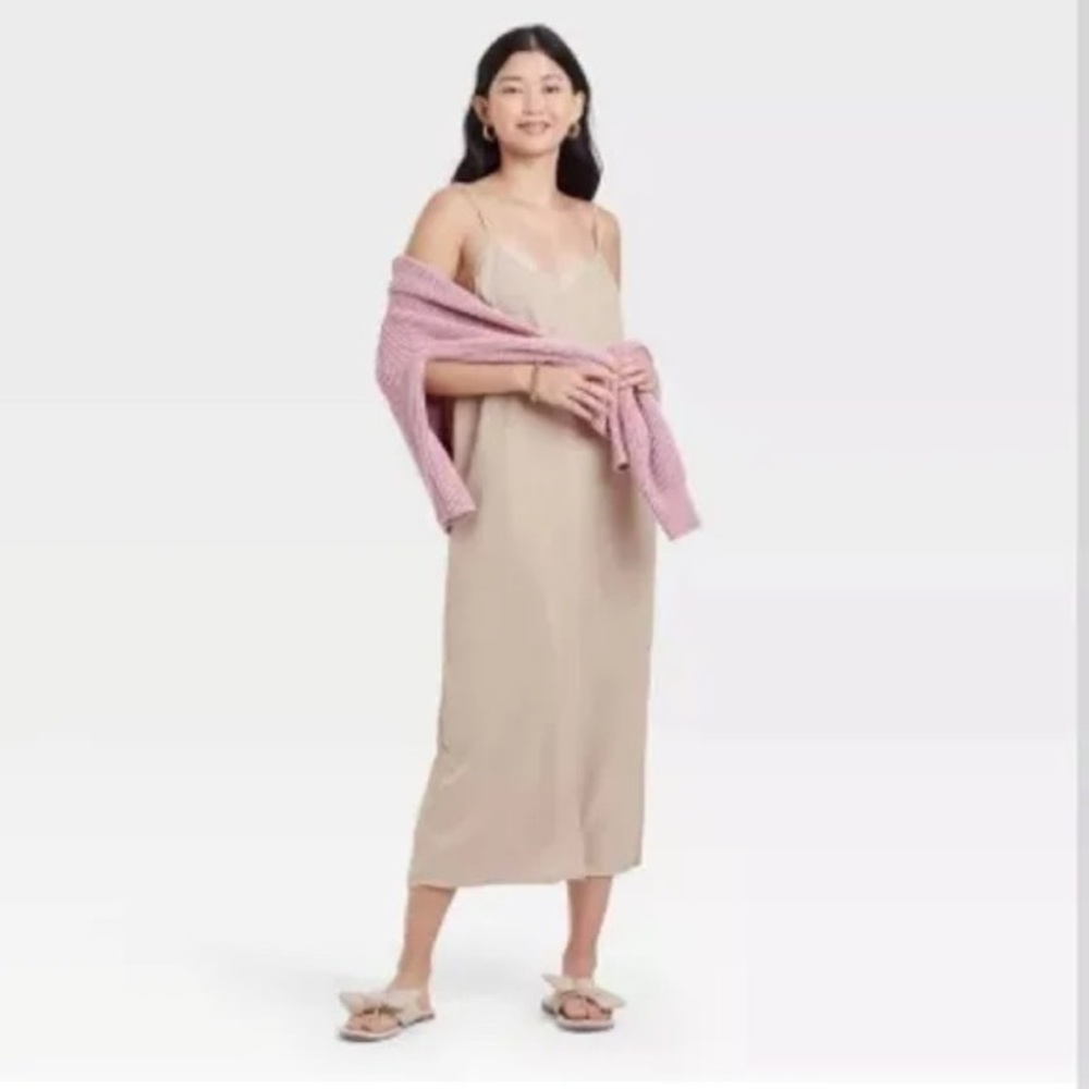 Champagne Slip Dress
